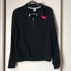 SOLD VS PINK quarter zip medium